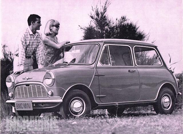 The main selling point for the Morris Mini Minor was the addition of wind-up windows.
