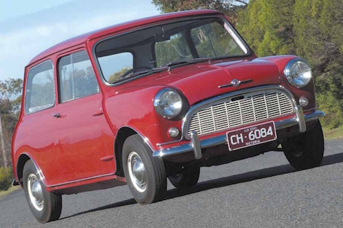 One of the three 1960 cars first imported. The car still exists and is understood to be the first Mini sold in Australia. The story of the car is detailed in issue 1 of The Mini Experience Reloaded (image: Watson 2021c)